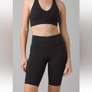 New PrAna Electa black Short II biker short hiking outdoor S